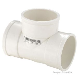 Tee de esgoto 75x75mm - tigre