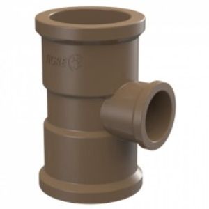 Tee soldavel redução 110x75mm - tigre