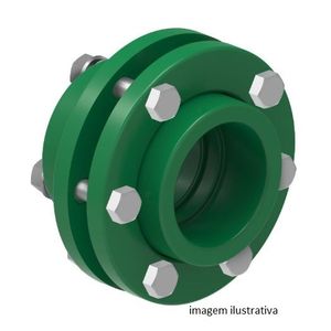 Uniao ppr dupla 90mm c/parafusos tigre