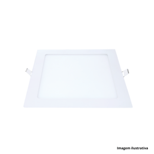 Painel de led embutir quadrado pop 18w 3000k amarelo - avant /ref.858100576