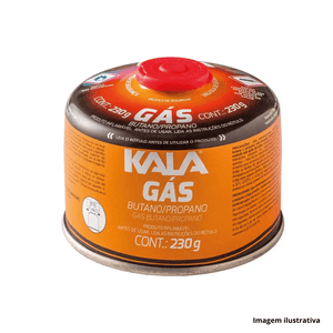 Cartucho gás válvula de segurança 230gr - kala /ref.908622