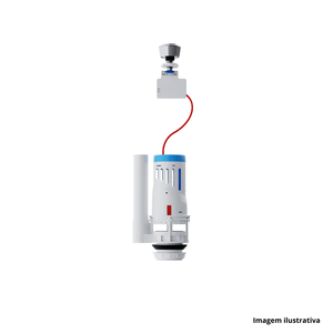 Mecanismo de saída com duplo acionamento para caixa acoplada - blukit /ref.340515-41