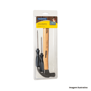 Kit de ferramentas 3 peças - tramontina /ref:43408/195
