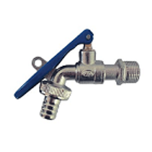 Torneira para jardim esfera metálica com porta cadeado 1/2" com bucha para 3/4" japi /ref:tjec12.