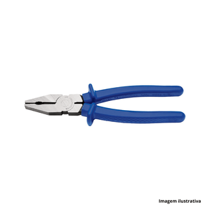 Alicate universal com empunhadura 7" azul - trmontina /ref:41002/107