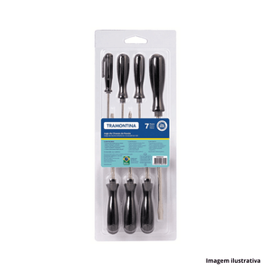 Jogo de chaves de fenda 7 peças - tramontina /ref.43408/115