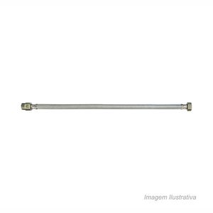 Engate flexível com registro esfera inox 1/2"x40cm - japi