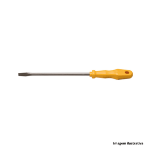 Chave de fenda ponta chata 5/16 8" - tramontina /ref:41500/043