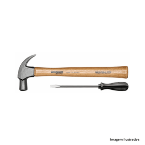 Kit martelo e chave de fenda 25mm - tramontina /ref:43408/042