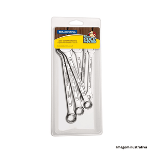 Jogo de chaves lr de aperto 6 peças - tramontina /ref: 43408/152