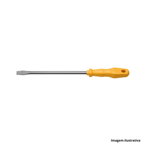 Chave de fenda ponta chata 3/8 8" - tramontina /ref:41500051