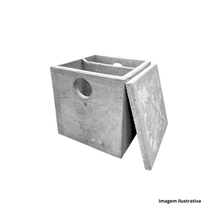 Caixa de concreto gordura 70x70 fabrica de tanques / ref.28