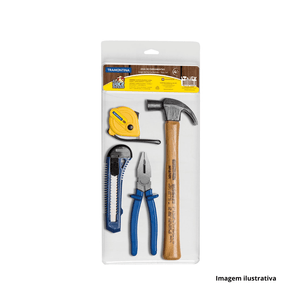 Jogo de ferramentas com 4 peças  - TRAMONTINA /REF:43409/101