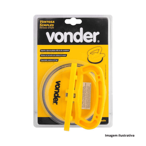 Ventosa simples - vonder /ref:35.99.001001