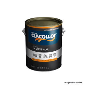 Tinta esmalte sintética automotiva 3,6l branco puro - ciacollor /ref:6930