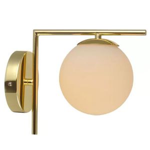 Arandela perola 1 lâmpada dourada avant /ref.340314508