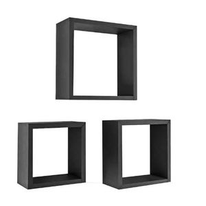 Kit Nicho Decorare Me Leve 3 peças Preto - PRAT-K / Ref.