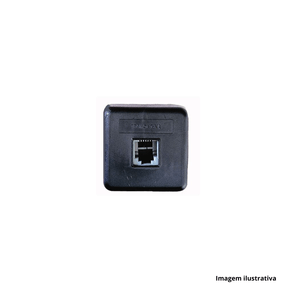 Plugue Macho P/ Telefone 4P+ RJ11  Preto - TRAMONTINA / 57401/115