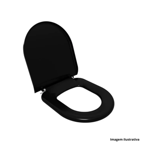 Assento almofadado calypso preto - astra /ref.tcp/k*pr-02