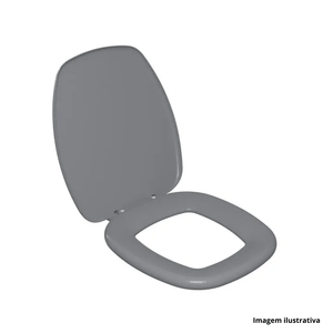 Assento almofadado thema cinza escuro - astra /ref.tth/k*czc-47