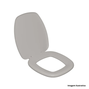 Assento almofadado thema cinza claro - astra /ref.tth/k*czp-48