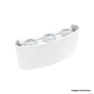 Arandela  Lentille Trois Bivolt 6W 3000K Branca -  LUMANTI / Ref. ALTSB36