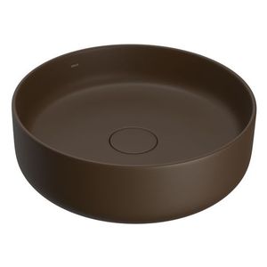 Cuba de apoio redonda fosco slim4 13,5x40cm marrom deca /ref. l.12040.22