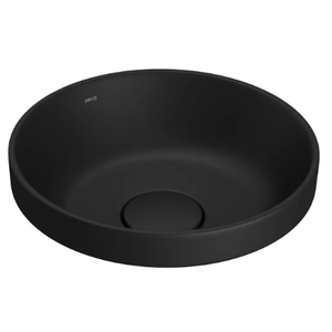 Cuba sobrepor redonda 30cm ebano fosco