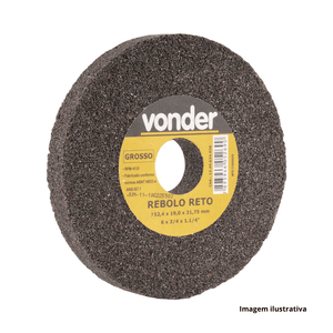 Rebolo reto 6x3/4" grosso - vonder /ref:12.49.634036