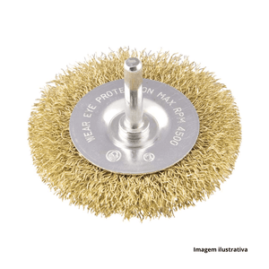 Escova circular 3x3/8 haste 1/4 - vonder /ref:6325003140