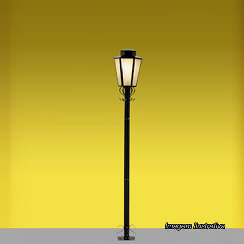 Poste_de_jardim_colonial_sextavado_p9_176mts_preto__ideal_lustres_5335220